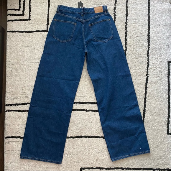 NWT MOTEL EXTRA WIDE JEANS INDIGO BLUE - Picture 8 of 12